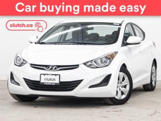 Used 2016 Hyundai Elantra L w/ A/C, Power Windows, Drive Mode Select for sale in Toronto, ON