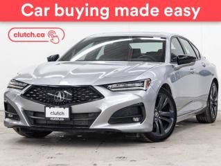 Used 2021 Acura TLX SH-AWD Tech A-Spec AWD w/ Apple CarPlay & Android Auto, Bluetooth, Nav for sale in Toronto, ON