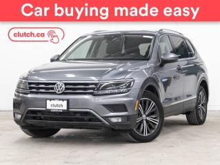 Used 2018 Volkswagen Tiguan Highline AWD w/ Driver Assistance Pkg w/ Apple CarPlay & Android Auto, Dual Zone A/C, 360 Around View for sale in Toronto, ON