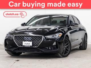 Used 2021 Genesis G70 2.0T Advanced AWD w/ Apple CarPlay & Android Auto, Dual Zone A/C, Rearview Cam for sale in Toronto, ON