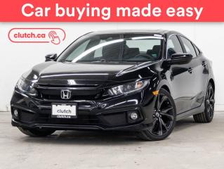 Used 2020 Honda Civic Sedan Sport w/ Adaptive Cruise, Apple CarPlay, Remote Start for sale in Toronto, ON
