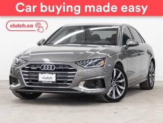 Used 2021 Audi A4 Komfort AWD w/ Apple CarPlay & Android Auto, Bluetooth, Rearview Cam for sale in Bedford, NS