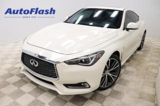 Used 2017 Infiniti Q60 3.0L, TURBO, 300HP, TOIT OUVRANT, CUIR / LEATHER, for sale in Saint-Hubert, QC