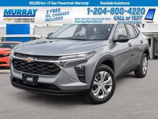 Unleash your adventurous spirit with the 2024 Chevrolet Trax LS! This sporty and sleek utility vehicle, fresh from the factory, promises a dynamic driving experience that no other can match. The turbocharged 1.2L engine ensures a powerful yet smooth ride, whether youre navigating the bustling streets of a city or exploring the off-beaten paths.  This brand-new Trax LS, with its mere 10 kilometers on the odometer, is just waiting for the right driver to make the most of its untapped potential. Designed with versatility in mind, the body style of this vehicle effortlessly combines the comfort and style of a sedan with the ruggedness of an SUV.  At Murray Chevrolet Winnipeg, we take pride in offering vehicles that are in top-notch condition and the 2024 Chevrolet Trax LS is no exception. Being a brand-new vehicle, it offers the peace of mind that comes with a clean slate - no accidents, no damage, just endless possibilities for the road ahead.  Experience the thrill of driving a vehicle thats fresh off the production line. The 2024 Chevrolet Trax LS is more than just a vehicle; its your companion for all your future adventures. Dont miss this opportunity to start your journey with a brand-new vehicle. Come down to Murray Chevrolet Winnipeg and test drive this beauty today!  Dealer Permit #1740