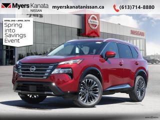 <b>HUD,  Bose Premium Audio,  Leather Seats,  Navigation,  360 Camera!</b><br> <br> <br> <br>  This 2024 Rogue aims to exhilarate the soul and satisfy the need for a dependable family hauler. <br> <br>Nissan was out for more than designing a good crossover in this 2024 Rogue. They were designing an experience. Whether your adventure takes you on a winding mountain path or finding the secrets within the city limits, this Rogue is up for it all. Spirited and refined with space for all your cargo and the biggest personalities, this Rogue is an easy choice for your next family vehicle.<br> <br> This scarlet ember pearl metallic SUV  has an automatic transmission and is powered by a  201HP 1.5L 3 Cylinder Engine.<br> <br> Our Rogues trim level is Platinum. This range-topping Rogue Platinum features a drivers head up display and Bose premium audio, and rewards you with 19-inch alloy wheels, quilted anmd perforated semi-aniline leather upholstery, heated rear seats, a power moonroof, a power liftgate for rear cargo access, adaptive cruise control and ProPilot Assist. Also standard include heated front heats, a heated leather steering wheel, mobile hotspot internet access, proximity key with remote engine start, dual-zone climate control, and a 12.3-inch infotainment screen with NissanConnect, Apple CarPlay, and Android Auto. Safety features also include HD Enhanced Intelligent Around View Monitoring, lane departure warning, blind spot detection, front and rear collision mitigation, and rear parking sensors. This vehicle has been upgraded with the following features: Hud,  Bose Premium Audio,  Leather Seats,  Navigation,  360 Camera,  Moonroof,  Power Liftgate. <br><br> <br/>    5.74% financing for 84 months. <br> Payments from <b>$710.23</b> monthly with $0 down for 84 months @ 5.74% APR O.A.C. ( Plus applicable taxes -  $621 Administration fee included. Licensing not included.    ).  Incentives expire 2024-04-30.  See dealer for details. <br> <br><br> Come by and check out our fleet of 50+ used cars and trucks and 90+ new cars and trucks for sale in Kanata.  o~o
