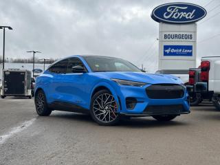<b>Low Mileage, Premium Audio,  SYNC 4,  Power Liftgate,  Apple CarPlay,  Android Auto!</b><br> <br> Gear up for winter with Bourgeois Motors Ford! Throughout November, when you purchase, lease, or finance any in-stock new or pre-owned vehicle you can take advantage of our volume discount pricing on winter wheel and tire packages! Speak with your sales consultant to find out how you can get a grip on winter driving while keeping your cash in your pockets. Stay ahead of winter and your budget at Bourgeois Motors Ford! <br> <br> Compare at $59222 - Our Price is just $57497! <br> <br>   Its modern design, sleek and muscular curves, expertly crafted interior and intuitive features are just a sample of the alluring elements. This  2022 Ford Mustang Mach-E is fresh on our lot in Midland. <br> <br>The iconic Mustang name is taking a step into the future with this new Mustang Mach-E. With a design inspired by classic lines and aggressive stance of the legendary pony car, this Mustang Mach-E turns heads while lowering your gas bill. On top of the incredible design, this Mustang offers true performance, practical cargo space, and cutting edge technology to keep you comfortable and connected.This low mileage  SUV has just 9,881 kms. Its  grabber blue metallic in colour  . It has an automatic transmission and is powered by a  Electric Motor engine.  This unit has some remaining factory warranty for added peace of mind. <br> <br> Our Mustang Mach-Es trim level is GT Performance Edition. Experience power and performance with this full time all-wheel drive Mustang Mach-E GT Performance Edition as it comes fully loaded with exclusive aluminum wheels and Ford performance bucket seats that are heated and covered with premium ActiveX material, a huge touch screen infotainment system featuring a Bang & Olufsen sound system, SYNC 4 with an enhanced navigation, wireless Apple CarPlay and Android Auto, Ford Co-Pilot360 and a sport tuned suspension. Additional upscale features include power rear liftgate, a heated steering wheel, adaptive cruise control with steering assist, Fords E-Latch keyless entry system, blind spot detection, lane keep assist, forward collision warning with evasion assist, a 360 camera with parking sensors, FordPass Connect mobile hotspot and advanced software updates for quick and easy wireless upgrades that enhance quality, capability and convenience! This vehicle has been upgraded with the following features: Premium Audio,  Sync 4,  Power Liftgate,  Apple Carplay,  Android Auto,  Heated Seats,  Heated Steering Wheel. <br> To view the original window sticker for this vehicle view this <a href=http://www.windowsticker.forddirect.com/windowsticker.pdf?vin=3FMTK4SX4NMA52840 target=_blank>http://www.windowsticker.forddirect.com/windowsticker.pdf?vin=3FMTK4SX4NMA52840</a>. <br/><br> <br>To apply right now for financing use this link : <a href=https://www.bourgeoismotors.com/credit-application/ target=_blank>https://www.bourgeoismotors.com/credit-application/</a><br><br> <br/><br>At Bourgeois Motors Ford in Midland, Ontario, we proudly present the regions most expansive selection of used vehicles, ensuring youll find the perfect ride in our shared inventory. With a network of dealers serving Midland and Parry Sound, your ideal vehicle is within reach. Experience a stress-free shopping journey with our family-owned and operated dealership, where your needs come first. For over 78 years, weve been committed to serving Midland, Parry Sound, and nearby communities, building trust and providing reliable, quality vehicles. Discover unmatched value, exceptional service, and a legacy of excellence at Bourgeois Motors Fordwhere your satisfaction is our priority.Please note that our inventory is shared between our locations. To avoid disappointment and to ensure that were ready for your arrival, please contact us to ensure your vehicle of interest is waiting for you at your preferred location. <br> Come by and check out our fleet of 90+ used cars and trucks and 140+ new cars and trucks for sale in Midland.  o~o