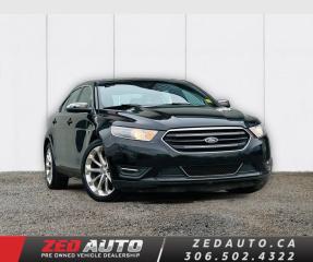 CALL/TEXT: (306) 502-4322 <br/> SALE PRICE: $15,995 + tax <br/> <br/>  <br/> 2014 Ford Taurus Limited AWD <br/> Odometer: 143,787 KM <br/> Engine: 3.5L V6 | Drivetrain: AWD | Transmission: AUTO <br/> <br/>  <br/> Key Features: <br/> LOW KMS: Only 143,787 KM driven! <br/> COMMAND STARTER: Easy start in any weather. <br/> LUXURIOUS INTERIOR: Enjoy the comfort of the Limited trim. <br/> AWD: Perfect for all road conditions. <br/> <br/>  <br/> Additional Features: <br/> BLACK INTERIOR <br/> HEATED/AC SEATS <br/> HEATED STEERING WHEEL <br/> POWER SUNROOF <br/> BACK UP CAMERA <br/> BLIND SPOT SENSING <br/> BLUETOOTH AUDIO <br/> And much more <br/> <br/>  <br/> Visit Us: <br/> ZED AUTO INC <br/> 1575 PARK ST, REGINA, SK <br/> Dont miss out on this 2014 Ford Taurus! Contact us today for more information or to schedule a test drive. <br/>