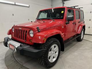 Used 2012 Jeep Wrangler Unlimited SAHARA 4x4 | HARD TOP | REMOTE START | LOW KMS! for sale in Ottawa, ON
