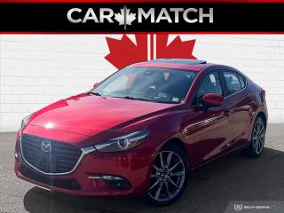 Used 2018 Mazda MAZDA3 GT / LEATHER / NAV / ROOF / NO ACCIDENTS for sale in Cambridge, ON