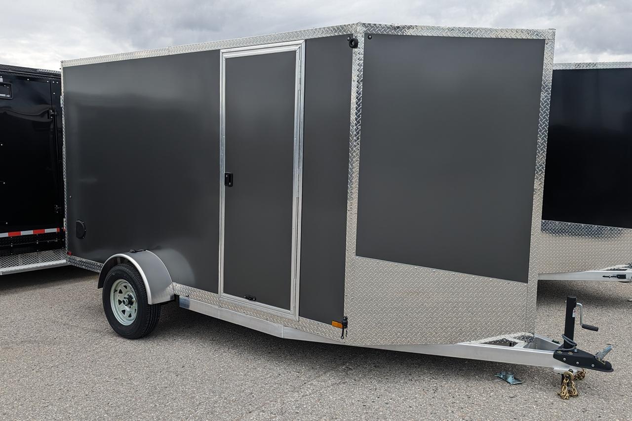 2024 Canadian Trailer Company 6x12 V-Nose Cargo Trailer Aluminum Single Axle Photo6