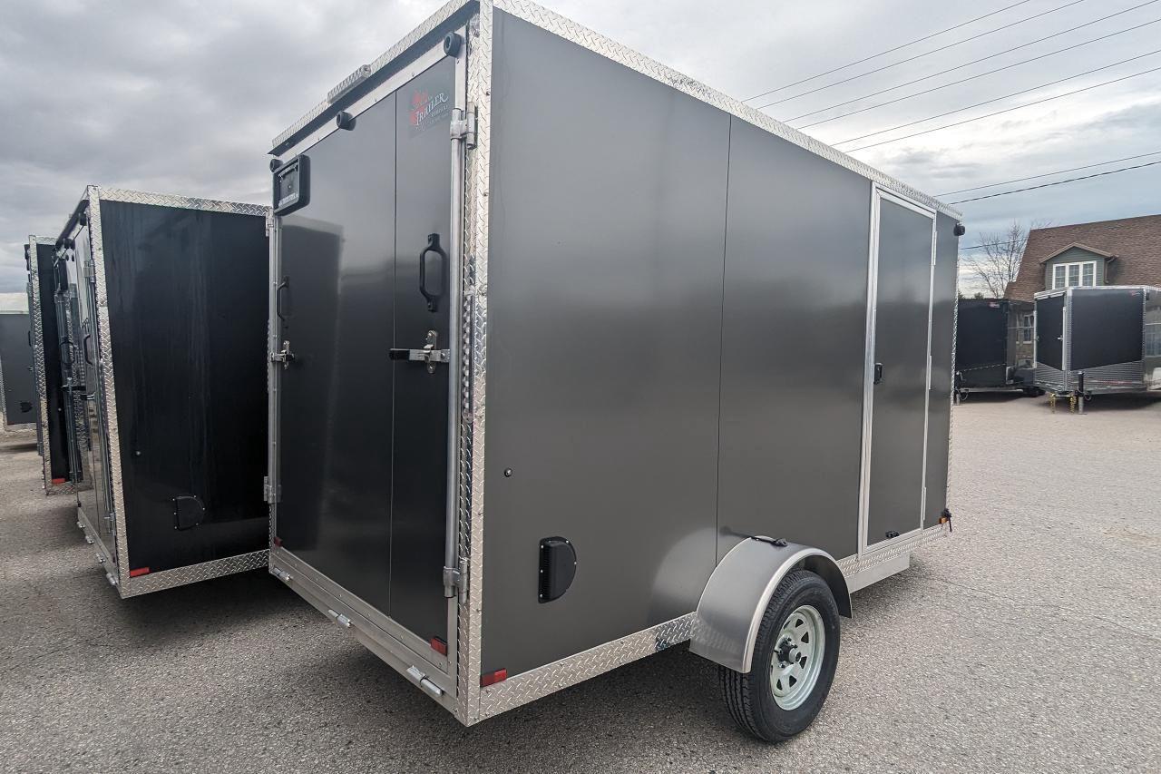 2024 Canadian Trailer Company 6x12 V-Nose Cargo Trailer Aluminum Single Axle