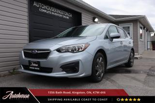 The 2019 Subaru Impreza Convenience is packed with a 2.0L 4-cylinder SUBARU BOXER® engine, Subaru Symmetrical All-Wheel Drive, 6.5-inch touchscreen infotainment system with Subaru STARLINK, Apple CarPlay and Android Auto compatibility, Rear-Vision Camera, and so much more! This vehicle also comes with a clean CARFAX! 


<p>**PLEASE CALL TO BOOK YOUR TEST DRIVE! THIS WILL ALLOW US TO HAVE THE VEHICLE READY BEFORE YOU ARRIVE. THANK YOU!**</p>

<p>The above advertised price and payment quote are applicable to finance purchases. <strong>Cash pricing is an additional $699. </strong> We have done this in an effort to keep our advertised pricing competitive to the market. Please consult your sales professional for further details and an explanation of costs. <p>

<p>WE FINANCE!! Click through to AUTOHOUSEKINGSTON.CA for a quick and secure credit application!<p><strong>

<p><strong>All of our vehicles are ready to go! Each vehicle receives a multi-point safety inspection, oil change and emissions test (if needed). Our vehicles are thoroughly cleaned inside and out.<p>

<p>Autohouse Kingston is a locally-owned family business that has served Kingston and the surrounding area for more than 30 years. We operate with transparency and provide family-like service to all our clients. At Autohouse Kingston we work with more than 20 lenders to offer you the best possible financing options. Please ask how you can add a warranty and vehicle accessories to your monthly payment.</p>

<p>We are located at 1556 Bath Rd, just east of Gardiners Rd, in Kingston. Come in for a test drive and speak to our sales staff, who will look after all your automotive needs with a friendly, low-pressure approach. Get approved and drive away in your new ride today!</p>

<p>Our office number is 613-634-3262 and our website is www.autohousekingston.ca. If you have questions after hours or on weekends, feel free to text Kyle at 613-985-5953. Autohouse Kingston  It just makes sense!</p>

<p>Office - 613-634-3262</p>

<p>Kyle Hollett (Sales) - Extension 104 - Cell - 613-985-5953; kyle@autohousekingston.ca</p>

<p>Joe Purdy (Finance) - Extension 103 - Cell  613-453-9915; joe@autohousekingston.ca</p>

<p>Brian Doyle (Sales and Finance) - Extension 106 -  Cell  613-572-2246; brian@autohousekingston.ca</p>

<p>Bradie Johnston (Director of Awesome Times) - Extension 101 - Cell - 613-331-1121; bradie@autohousekingston.ca</p>