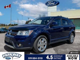 Contusion Blue Pearlcoat 2018 Dodge Journey GT 4D Sport Utility Pentastar 3.6L V6 VVT 6-Speed Automatic AWD AWD, 3.16 Axle Ratio, Air Conditioning, Alloy wheels, AM/FM radio: SiriusXM, Compass, Delay-off headlights, Driver door bin, Driver vanity mirror, Front Bucket Seats, Front dual zone A/C, Front fog lights, Front reading lights, Fully automatic headlights, Outside temperature display, Passenger door bin, Power driver seat, Power steering, Power Sunroof w/Express Open/Close, Power windows, Rear window defroster, Rear window wiper, Remote keyless entry, Steering wheel mounted audio controls, Trip computer, Variably intermittent wipers.