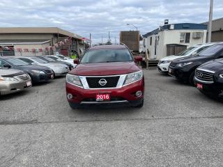 <div>2016 Nissan Pathfinder SL 4 Dr Auto 7 Passenger 4WD Fully Loaded Leather Sunroof Alloy Wheels Heated Seats Bluetooth Navigaction Rear View Camra Certified</div><div>Check our Inventory http://www.highcliffmotors.comALL CREDIT WELCOME? FINANCING AVAILABLE... BAD CREDIT, NO CREDIT, BANKRUPT, CASH INCOME/ SELF EMPLOYED,The vehicle come with free history report,The vehicle comes with certified No Extra charges,No Hidden fees Open 7 Days a Week Monday to Saturday 10AM to 8PM Sunday 12PM to 4PM</div>