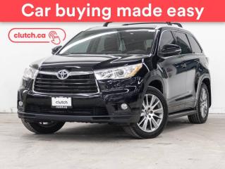 Used 2016 Toyota Highlander XLE AWD w/ Backup Cam, Bluetooth, Nav for sale in Toronto, ON