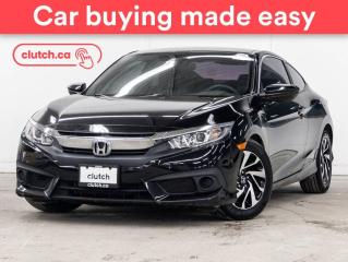 Used 2017 Honda Civic COUPE LX w/ Apple CarPlay, Rearview Camera, Bluetooth for sale in Toronto, ON
