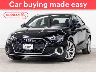 Used 2022 Audi A3 2.0T Komfort AWD w/ Apple CarPlay & Android Auto, Bluetooth, Rearview Cam for sale in Toronto, ON