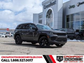 <b>Heated Seats,  Heated Steering Wheel,  Mobile Hotspot,  Adaptive Cruise Control,  Blind Spot Detection!</b><br> <br> <br> <br><b>**Includes Jeep Wave Program - 3 Years Of Free Oil Changes - 3 Years Of Free Tire Rotations - Up To 8 Years Rental & Trip Interruption Coverage</b> <br><br>  If you want a midsize SUV that does a little of everything, this Jeep Grand Cherokee is a perfect candidate. <br> <br>This 2024 Jeep Grand Cherokee is second to none when it comes to performance, safety, and style. Improving on its legendary design with exceptional materials, elevated craftsmanship and innovative design unites to create an unforgettable cabin experience. With plenty of room for your adventure gear, enough seats for your whole family and incredible off-road capability, this 2024 Jeep Grand Cherokee has you covered! <br> <br> This grey SUV  has a 8 speed automatic transmission and is powered by a  293HP 3.6L V6 Cylinder Engine.<br> <br> Our Grand Cherokees trim level is Laredo. This Cherokee Laredo trim is decked with great base features such as tow equipment with trailer sway control, LED headlights, heated front seats with a heated steering wheel, voice-activated dual zone climate control, mobile hotspot internet access, and an 8.4-inch infotainment screen powered by Uconnect 5. Assistive and safety features also include adaptive cruise control, blind spot detection, lane keeping assist with lane departure warning, front and rear collision mitigation, ParkSense front and rear parking sensors, and even more! This vehicle has been upgraded with the following features: Heated Seats,  Heated Steering Wheel,  Mobile Hotspot,  Adaptive Cruise Control,  Blind Spot Detection,  Lane Keep Assist,  Collision Mitigation. <br><br> <br/> Weve discounted this vehicle $3305. Incentives expire 2024-04-30.  See dealer for details. <br> <br><h3><a href=https://www.crowfootdodgechrysler.com/tools/autoverify/finance.htm>Click here for instant pre-approval!</a></h3><br>

We pride ourselves in consistently exceeding our customers expectations. Please dont hesitate to give us a call.<br> Come by and check out our fleet of 70+ used cars and trucks and 130+ new cars and trucks for sale in Calgary.  o~o