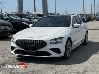 Used 2022 Genesis G70 2.0T Advanced! Clean CarFax! Safety Included! for sale in Whitby, ON