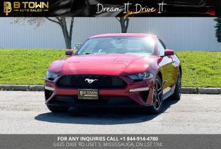 <meta charset=utf-8 />
<span>2019 FORD MUSTANG ECOBOOST FASTBACK</span>

<span>This Mustang comes with Cruise Control, Backup Camera, Bluetooth, AM/FM Stereo and many more features. This EcoBoosts </span><strong>2.3-liter v4 engine</strong><span> produces 310 hp and 320 lb-ft of torque. It comes with 10-Speed Automatic Transmission.</span>

HST and licensing will be extra

* $999 Financing fee conditions may apply*



Financing Available at as low as 7.69% O.A.C



We approve everyone-good bad credit, newcomers, students.



Previously declined by bank ? No problem !!



Let the experienced professionals handle your credit application.

<meta charset=utf-8 />
Apply for pre-approval today !!



At B TOWN AUTO SALES we are not only Concerned about selling great used Vehicles at the most competitive prices at our new location 6435 DIXIE RD unit 5, MISSISSAUGA, ON L5T 1X4. We also believe in the importance of establishing a lifelong relationship with our clients which starts from the moment you walk-in to the dealership. We,re here for you every step of the way and aims to provide the most prominent, friendly and timely service with each experience you have with us. You can think of us as being like ‘YOUR FAMILY IN THE BUSINESS’ where you can always count on us to provide you with the best automotive care.