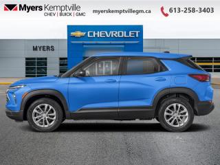 <b>Ecotec 1.3 Turbo!</b><br> <br> <br> <br>At Myers, we believe in giving our customers the power of choice. When you choose to shop with a Myers Auto Group dealership, you dont just have access to one inventory, youve got the purchasing power of an entire auto group behind you!<br> <br>   <br> <br>After a long day of work, you need a car to work just as hard for you. With a surprisingly spacious cabin, plenty of power, and incredible efficiency, this Trailblazer is begging to be in your squad. When its time to grab the crew and all their gear to make some memories, this versatile and adventurous Trailblazer is an obvious choice.<br> <br> This fountain blue SUV  has an automatic transmission and is powered by a  155HP 1.3L 3 Cylinder Engine.<br> <br> Our Trailblazers trim level is LT AWD. This Trailblazer LT AWD trim steps things up with a Cold Weather Package that adds heated driver and front passenger seats and a heated steering wheel, and also includes blind spot detection and rear cross traffic alert with rear park assist. Its also loaded with great standard features like an 11-inch diagonal HD infotainment screen with wireless Apple and Android Auto, Wi-Fi Hotspot capability, SiriusXM satellite radio, and an 8-inch digital drivers display. Safety features also include automatic emergency braking, front pedestrian braking, lane keeping assist with lane departure warning, following distance indication, forward collision alert, and IntelliBeam high beam assistance. This vehicle has been upgraded with the following features: Ecotec 1.3 Turbo. <br><br> <br>To apply right now for financing use this link : <a href=https://www.myerskemptvillegm.ca/finance/ target=_blank>https://www.myerskemptvillegm.ca/finance/</a><br><br> <br/> See dealer for details. <br> <br>Your journey to better driving experiences begins in our inventory, where youll find a stunning selection of brand-new Chevrolet, Buick, and GMC models. If youre looking to get additional luxuries at a wallet-friendly price, dont just pick pre-owned -- choose from our selection of over 300 Myers Approved used vehicles! Our incredible sales team will match you with the car, truck, or SUV thats got everything youre looking for, and much more. o~o