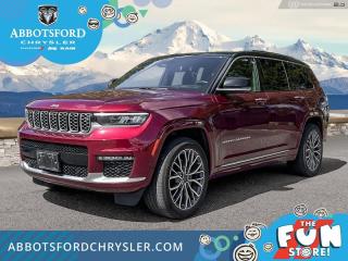 Used 2021 Jeep Grand Cherokee L Summit Reserve  - Massaging Seats - $200.14 /Wk for sale in Abbotsford, BC