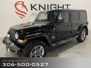 Used 2018 Jeep Wrangler Unlimited Sahara with Cold Weather Group for sale in Moose Jaw, SK