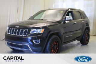 Used 2016 Jeep Grand Cherokee Limited 4WD **Local Trade, Aftermarket Rims, Leather, Heated Seats, Sunroof, Nav, Power Liftgate** for sale in Regina, SK