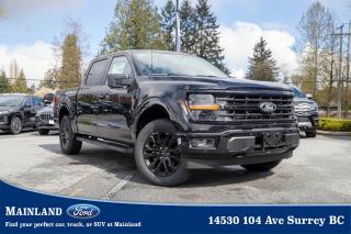 New 2024 Ford F-150 XLT 303A | 2.7L V6, MOONROOF, BLACK APPEARANCE PACKAGE for sale in Surrey, BC