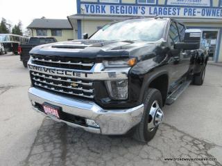 6.6L - V8 - DURAMAX - OHV 32 VALVE TURBO DIESEL ENGINE      <br />4X4 SYSTEM   <br />CREW-CAB     <br />8-FOOT-DUAL-WHEEL-BOX      <br />RUNNING BOARDS    <br />TRACTION CONTROL   <br />TOW SUPPORT      <br />TRAILER BRAKE     <br />LEATHER INTERIOR    <br />HEATED/AC FRONT SEATS    <br />HEATED STEERING WHEEL     <br />DRIVER SIDE MEMORY SEAT     <br />BOSE PREMIUM AUDIO PACKAGE      <br />TOUCH SCREEN DISPLAY   <br />NAVIGATION SYSTEM       <br />AM/FM RADIO PLAYER      <br />AUX INPUT      <br />USB CONNECTION     <br />BLUETOOTH SYSTEM           <br />REVERSE PARKING AID    <br />BACK-UP CAMERA  <br />POWER REAR WINDOW     <br />POWER SUNROOF     <br />POWER FOLDING SIDE MIRRORS     <br />POWER EXTENDABLLE SIDE MIRRORS      <br />LANE DEPARTURE WARNING PACKAGE      <br />WIRELESS PHONE CHARGING STATION       <br />BLIND-SPOT-MONITORING-SYSTEM       <br />REAR USB CHARING PORTS    <br />REAR HEATED SEATS     <br />HEADS-UP-DISPLAY-PACKAGE       <br />KEYLESS ENTRY     <br />PUSH-BUTTON-IGNITION      <br />ON-STAR        <br />MULTI-FUNCTIONAL STEERING WHEEL <br /><br /><br /><br />Family owned and operated since 1975; Broadway Auto Sales is committed to making your next vehicle buying experience as seamless and straight forward as possible. With friendly, no pressure sales staff, as well as a huge selection of vehicles, it's very easy to see why Broadway Auto Sales is the perfect place to find your next ride. <br /><br />Our vehicles are sold and priced as CERTIFIED. Yes. that's right! No hidden mechanical or additional inspection fees are charged to the buyer. The price you see advertised, is the price you pay, plus any applicable HST and license costs. Our vehicles are certified on site, within our own service centre, by licensed, fully trained, and professional mechanics.<br /><br />Get a FREE Carfax Canada Report with the purchase of your new vehicle!<br /><br />Regardless of credit history, we have financing options for every situation. Our specialists work closely with each customer to understand a payment and vehicle that is right for them. We have been working with credit specialists to rebuild credit scores since 1975, and we can achieve approvals other dealers simply can't.<br /><br />Extended warranties on vehicles are also available; at an additional cost. We work with a variety of different warranty companies, and can help you choose based on your driving habits and budget.<br /><br />Have a trade-in? Let us know.. we pay top dollar for trades!<br /><br />Contact us today via e-mail, phone or in-person!<br /><br />WWW.BROADWAYAUTOSALES.COM