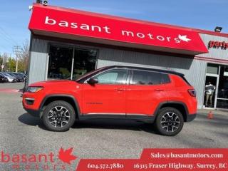 Used 2021 Jeep Compass Trailhawk, Backup Cam, Leather, Low KMs!! for sale in Surrey, BC