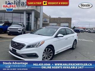Used 2017 Hyundai Sonata 2.4L Sport Tech - LOW KM, HTD LEATHER TRIM SEATS AND WHEEL, SUNROOF, ONE OWNER for sale in Halifax, NS