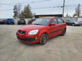 <div>2008 KIA RIO 5 SX</div><br /><div>- $2,999.00 + HST and Licensing </div><br /><div>Ask about our other cars for sale!</div><br /><div>The motor vehicle sold under this contract is being sold as-is and is not represented as being in road worthy condition, mechanically sound or maintained at any guaranteed level of quality. The vehicle may not be fit for use as a means of transportation and may require substantial repairs at the purchasers expense. It may not be possible to register the vehicle to be driven in its current condition.</div><div><br /></div>