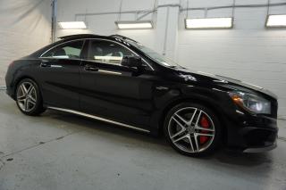 Used 2014 Mercedes-Benz CLA-Class 45 AMG 2.0T AWD CERTIFIED CAMERA SUNROOF HEATED LEATHER BLUETOOTH PADDLE SHIFTERS for sale in Milton, ON