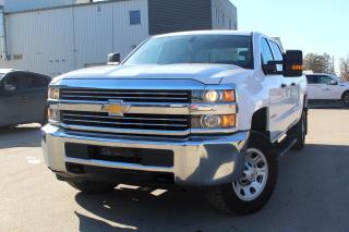 Used 2018 Chevrolet Silverado 2500 HD WT - 4x4 - CREW - LONG BOX - CARPLAY AND ANDROID AUTO - ACCIDENT FREE for sale in Saskatoon, SK