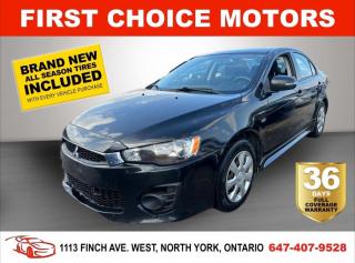 Used 2016 Mitsubishi Lancer ES ~AUTOMATIC, FULLY CERTIFIED WITH WARRANTY!!!~ for sale in North York, ON