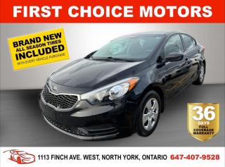 Welcome to First Choice Motors, the largest car dealership in Toronto of pre-owned cars, SUVs, and vans priced between $5000-$15,000. With an impressive inventory of over 300 vehicles in stock, we are dedicated to providing our customers with a vast selection of affordable and reliable options. <br><br>Were thrilled to offer a used 2014 Kia Forte LX, black color with 200,000km (STK#1234) This vehicle was $8490 NOW ON SALE FOR $6990. It is equipped with the following features:<br>- Automatic Transmission<br>- Heated seats<br>- Bluetooth<br>- Power windows<br>- Power locks<br>- Power mirrors<br>- Air Conditioning<br><br>At First Choice Motors, we believe in providing quality vehicles that our customers can depend on. All our vehicles come with a 36-day FULL COVERAGE warranty. We also offer additional warranty options up to 5 years for our customers who want extra peace of mind.<br><br>Furthermore, all our vehicles are sold fully certified with brand new brakes rotors and pads, a fresh oil change, and brand new set of all-season tires installed & balanced. You can be confident that this car is in excellent condition and ready to hit the road.<br><br>At First Choice Motors, we believe that everyone deserves a chance to own a reliable and affordable vehicle. Thats why we offer financing options with low interest rates starting at 7.9% O.A.C. Were proud to approve all customers, including those with bad credit, no credit, students, and even 9 socials. Our finance team is dedicated to finding the best financing option for you and making the car buying process as smooth and stress-free as possible.<br><br>Our dealership is open 7 days a week to provide you with the best customer service possible. We carry the largest selection of used vehicles for sale under $9990 in all of Ontario. We stock over 300 cars, mostly Hyundai, Chevrolet, Mazda, Honda, Volkswagen, Toyota, Ford, Dodge, Kia, Mitsubishi, Acura, Lexus, and more. With our ongoing sale, you can find your dream car at a price you can afford. Come visit us today and experience why we are the best choice for your next used car purchase!<br><br>All prices exclude a $10 OMVIC fee, license plates & registration  and ONTARIO HST (13%)