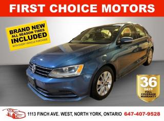 Welcome to First Choice Motors, the largest car dealership in Toronto of pre-owned cars, SUVs, and vans priced between $5000-$15,000. With an impressive inventory of over 300 vehicles in stock, we are dedicated to providing our customers with a vast selection of affordable and reliable options. <br><br>Were thrilled to offer a used 2016 Volkswagen Jetta TRENDLINE, blue color with 174,000km (STK#7185) This vehicle was $12990 NOW ON SALE FOR $11990. It is equipped with the following features:<br>- Automatic Transmission<br>- Sunroof<br>- Heated seats<br>- Bluetooth<br>- Reverse camera<br>- Power windows<br>- Power locks<br>- Power mirrors<br>- Air Conditioning<br><br>At First Choice Motors, we believe in providing quality vehicles that our customers can depend on. All our vehicles come with a 36-day FULL COVERAGE warranty. We also offer additional warranty options up to 5 years for our customers who want extra peace of mind.<br><br>Furthermore, all our vehicles are sold fully certified with brand new brakes rotors and pads, a fresh oil change, and brand new set of all-season tires installed & balanced. You can be confident that this car is in excellent condition and ready to hit the road.<br><br>At First Choice Motors, we believe that everyone deserves a chance to own a reliable and affordable vehicle. Thats why we offer financing options with low interest rates starting at 7.9% O.A.C. Were proud to approve all customers, including those with bad credit, no credit, students, and even 9 socials. Our finance team is dedicated to finding the best financing option for you and making the car buying process as smooth and stress-free as possible.<br><br>Our dealership is open 7 days a week to provide you with the best customer service possible. We carry the largest selection of used vehicles for sale under $9990 in all of Ontario. We stock over 300 cars, mostly Hyundai, Chevrolet, Mazda, Honda, Volkswagen, Toyota, Ford, Dodge, Kia, Mitsubishi, Acura, Lexus, and more. With our ongoing sale, you can find your dream car at a price you can afford. Come visit us today and experience why we are the best choice for your next used car purchase!<br><br>All prices exclude a $10 OMVIC fee, license plates & registration  and ONTARIO HST (13%)