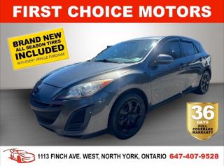Welcome to First Choice Motors, the largest car dealership in Toronto of pre-owned cars, SUVs, and vans priced between $5000-$15,000. With an impressive inventory of over 300 vehicles in stock, we are dedicated to providing our customers with a vast selection of affordable and reliable options. <br><br>Were thrilled to offer a used 2010 Mazda MAZDA3 GX, grey color with 142,000km (STK#7187) This vehicle was $7490 NOW ON SALE FOR $5990. It is equipped with the following features:<br>- Manual Transmission<br>- Hatchback<br>- Power windows<br>- Power locks<br>- Power mirrors<br>- Air Conditioning<br><br>At First Choice Motors, we believe in providing quality vehicles that our customers can depend on. All our vehicles come with a 36-day FULL COVERAGE warranty. We also offer additional warranty options up to 5 years for our customers who want extra peace of mind.<br><br>Furthermore, all our vehicles are sold fully certified with brand new brakes rotors and pads, a fresh oil change, and brand new set of all-season tires installed & balanced. You can be confident that this car is in excellent condition and ready to hit the road.<br><br>At First Choice Motors, we believe that everyone deserves a chance to own a reliable and affordable vehicle. Thats why we offer financing options with low interest rates starting at 7.9% O.A.C. Were proud to approve all customers, including those with bad credit, no credit, students, and even 9 socials. Our finance team is dedicated to finding the best financing option for you and making the car buying process as smooth and stress-free as possible.<br><br>Our dealership is open 7 days a week to provide you with the best customer service possible. We carry the largest selection of used vehicles for sale under $9990 in all of Ontario. We stock over 300 cars, mostly Hyundai, Chevrolet, Mazda, Honda, Volkswagen, Toyota, Ford, Dodge, Kia, Mitsubishi, Acura, Lexus, and more. With our ongoing sale, you can find your dream car at a price you can afford. Come visit us today and experience why we are the best choice for your next used car purchase!<br><br>All prices exclude a $10 OMVIC fee, license plates & registration  and ONTARIO HST (13%)