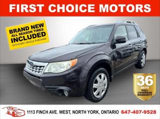 Used 2013 Subaru Forester 2.5X CONVENIENCE ~AUTOMATIC, FULLY CERTIFIED WITH for sale in North York, ON