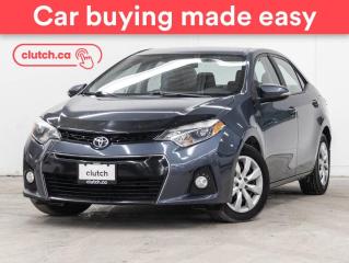 Used 2016 Toyota Corolla S w/ Backup Cam, A/C, Bluetooth for sale in Toronto, ON