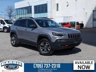 Used 2019 Jeep Cherokee Trailhawk NAPPA LEATHER | SUNROOF | BLINDSPOT MONITOR for sale in Barrie, ON