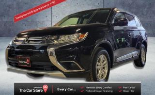 Used 2018 Mitsubishi Outlander ES AWC| Htd Seat/Carplay/Well Serviced/Clean title for sale in Winnipeg, MB
