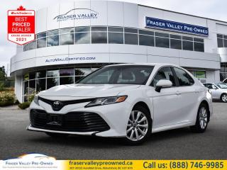 Used 2018 Toyota Camry LE  - Heated Seats -  Bluetooth - $112.20 /Wk for sale in Abbotsford, BC