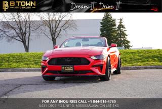 <meta charset=utf-8 />
<span>2020 FORD MUSTANG ECOBOOST PREMIUM CONVERTIBLE</span>

<span>This Mustang comes with Heated Seats, Leather Seats, Cooling Seats, Apple Carplay, Bluetooth, Ambient Lights. It has </span><strong>2.3-liter v4 engine</strong><span> which produces 310 hp and 320 lb-ft of torque. It comes with 10- speed automatic gearbox. It takes just <strong>5.1 seconds</strong> to reach 60 mph. </span>

HST and licensing will be extra

* $999 Financing fee conditions may apply*



Financing Available at as low as 7.69% O.A.C



We approve everyone-good bad credit, newcomers, students.



Previously declined by bank ? No problem !!



Let the experienced professionals handle your credit application.

<meta charset=utf-8 />
Apply for pre-approval today !!



At B TOWN AUTO SALES we are not only Concerned about selling great used Vehicles at the most competitive prices at our new location 6435 DIXIE RD unit 5, MISSISSAUGA, ON L5T 1X4. We also believe in the importance of establishing a lifelong relationship with our clients which starts from the moment you walk-in to the dealership. We,re here for you every step of the way and aims to provide the most prominent, friendly and timely service with each experience you have with us. You can think of us as being like ‘YOUR FAMILY IN THE BUSINESS’ where you can always count on us to provide you with the best automotive care.