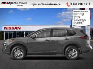 <b>Alloy Wheels,  Heated Seats,  Heated Steering Wheel,  Mobile Hotspot,  Remote Start!</b><br> <br> <br> <br>  Capable of crossing over into every aspect of your life, this 2024 Rogue lets you stay focused on the adventure. <br> <br>Nissan was out for more than designing a good crossover in this 2024 Rogue. They were designing an experience. Whether your adventure takes you on a winding mountain path or finding the secrets within the city limits, this Rogue is up for it all. Spirited and refined with space for all your cargo and the biggest personalities, this Rogue is an easy choice for your next family vehicle.<br> <br> This gun metallic SUV  has an automatic transmission and is powered by a  201HP 1.5L 3 Cylinder Engine.<br> <br> Our Rogues trim level is S. Standard features on this Rogue S include heated front heats, a heated leather steering wheel, mobile hotspot internet access, proximity key with remote engine start, dual-zone climate control, and an 8-inch infotainment screen with Apple CarPlay, and Android Auto. Safety features also include lane departure warning, blind spot detection, front and rear collision mitigation, and rear parking sensors. This vehicle has been upgraded with the following features: Alloy Wheels,  Heated Seats,  Heated Steering Wheel,  Mobile Hotspot,  Remote Start,  Lane Departure Warning,  Blind Spot Warning. <br><br> <br>To apply right now for financing use this link : <a href=https://www.myersottawanissan.ca/finance target=_blank>https://www.myersottawanissan.ca/finance</a><br><br> <br/>    5.74% financing for 84 months. <br> Payments from <b>$543.64</b> monthly with $0 down for 84 months @ 5.74% APR O.A.C. ( Plus applicable taxes -  $621 Administration fee included. Licensing not included.    ).  Incentives expire 2024-04-30.  See dealer for details. <br> <br> <br>LEASING:<br><br>Estimated Lease Payment: $480/m <br>Payment based on 4.49% lease financing for 36 months with $0 down payment on approved credit. Total obligation $17,295. Mileage allowance of 20,000 KM/year. Offer expires 2024-04-30.<br><br><br><br> Come by and check out our fleet of 50+ used cars and trucks and 90+ new cars and trucks for sale in Ottawa.  o~o