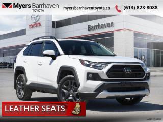 <b>Certified, Low Mileage, SofTex Seats,  Cooled Seats,  Sunroof,  Wireless Charging,  Heated Steering Wheel!</b><br> <br>  Compare at $43574 - Our Live Market Price is just $41898! <br> <br>   With rugged capability and a sporty design, this 2023 Toyota RAV4 is an extremely compelling package! This  2023 Toyota RAV4 is fresh on our lot in Ottawa. <br> <br>While the RAV4 is loaded with modern creature comforts, conveniences, and safety, this SUV is still true to its roots with incredible capability. Whether youre running errands in the city or exploring the countryside, the RAV4 empowers your ambitions and redefines what you can do. Make new and exciting memories in this ultra efficient Toyota RAV4 today!This low mileage  SUV has just 16,507 kms and is a Certified Pre-Owned vehicle. Its  nice in colour  . It has an automatic transmission and is powered by a  203HP 2.5L 4 Cylinder Engine.  And its got a certified used vehicle warranty for added peace of mind. <br> <br> Our RAV4s trim level is Trail. Built for the roads less traveled, this RAV4 TRAIL comes with an impressive array of features such as dynamic torque vectoring all-wheel drive, a power sunroof, wireless charging, a larger 8 inch touchscreen with Entune Audio Plus 3.0, Apple CarPlay, Android Auto, Toyotas Smart Key system with push button start, heated and cooled SofTex seats, a heated leather steering wheel and unique aluminum wheels. Additional features includes a power drivers seat, LED headlights and fog lights, Multi-Terrain driver select modes, power heated mirrors, Toyota Safety Sense 2.0, dynamic radar cruise control, automatic high beam assist, blind spot monitoring with rear cross traffic alert, and lane keep assist with lane departure warning, downhill assist plus much more! This vehicle has been upgraded with the following features: Softex Seats,  Cooled Seats,  Sunroof,  Wireless Charging,  Heated Steering Wheel,  Power Liftgate,  Heated Seats. <br> <br>To apply right now for financing use this link : <a href=https://www.myersbarrhaventoyota.ca/quick-approval/ target=_blank>https://www.myersbarrhaventoyota.ca/quick-approval/</a><br><br> <br/>Not every used vehicle on the lot at Myers Barrhaven Toyota comes with the Toyota Certified Used Vehicle distinction, but the ones that do can be purchased with the knowledge that they are the cream of the crop when it comes to choosing a pre-owned vehicle. While we stand confidently by all of our vehicles, and they all pass our own internal inspection, these select Toyotas have passed an additional rigorous 160 point inspection to earn this distinction and all the benefits that come with it.Toyotas are phenomenal machines, and they tend to hold their value regardless, but once they have passed the Toyota Certified Used inspection it qualifies for a host of additional benefits that come right from the manufacturer. These benefits include, but are certainly not limited to, 6-10 month/ 10,000km Powertrain and Roadside Assistance Coverage, zero deductible, extensive mechanical and appearance reconditioning, a full carfax report, a complimentary first oil and filter change, and a guarantee of satisfaction up to seven days or 1,500 km, and that is all on top of our own programs and guarantees.<br> <br/><br>At Myers Barrhaven Toyota we pride ourselves in offering highly desirable pre-owned vehicles. We truly hand pick all our vehicles to offer only the best vehicles to our customers. No two used cars are alike, this is why we have our trained Toyota technicians highly scrutinize all our trade ins and purchases to ensure we can put the Myers seal of approval. Every year we evaluate 1000s of vehicles and only 10-15% meet the Myers Barrhaven Toyota standards. At the end of the day we have mutual interest in selling only the best as we back all our pre-owned vehicles with the Myers *LIFETIME ENGINE TRANSMISSION warranty. Thats right *LIFETIME ENGINE TRANSMISSION warranty, were in this together! If we dont have what youre looking for not to worry, our experienced buyer can help you find the car of your dreams! Ever heard of getting top dollar for your trade but not really sure if you were? Here we leave nothing to chance, every trade-in we appraise goes up onto a live online auction and we get buyers coast to coast and in the USA trying to bid for your trade. This means we simultaneously expose your car to 1000s of buyers to get you top trade in value. <br>We service all makes and models in our new state of the art facility where you can enjoy the convenience of our onsite restaurant, service loaners, shuttle van, free Wi-Fi, Enterprise Rent-A-Car, on-site tire storage and complementary drink. Come see why many Toyota owners are making the switch to Myers Barrhaven Toyota. <br>*LIFETIME ENGINE TRANSMISSION WARRANTY NOT AVAILABLE ON VEHICLES WITH KMS EXCEEDING 140,000KM, VEHICLES 8 YEARS & OLDER, OR HIGHLINE BRAND VEHICLE(eg. BMW, INFINITI. CADILLAC, LEXUS...) o~o