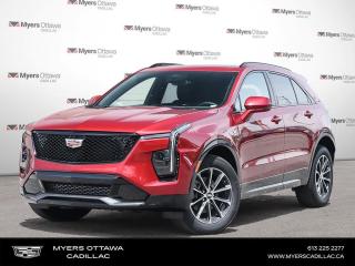 <b>IN STOCK</b><br>  <br> <br>  With this XT4, you dont have to splurge in excess to experience quintessential Cadillac luxury. <br> <br>In the perpetually competitive luxury crossover SUV segment, this Cadillac XT4 will appeal to buyers who value a stylish design, a spacious interior, and a traditionally upright SUV-like driving position. The cabin has a modern appearance with plenty of standard and optional technology and infotainment features. With superb handling and economy on the road, this XT4 remains a practical and stylish option in this popular vehicle segment.<br> <br> This radiant red SUV  has an automatic transmission and is powered by a  235HP 2.0L 4 Cylinder Engine.<br> <br> Our XT4s trim level is Sport. Upgrading to this XT4 Sport adds rewards you with leather seating upholstery, a power liftgate for rear cargo access, and cruise control. This trim is also decked with great standard features such as heated front and rear seats, a heated steering wheel, an immersive 33-inch screen with wireless Apple CarPlay and Android Auto, active noise cancellation, wi-fi hotspot capability, dual-zone climate control, and adaptive remote start. Safety features include lane keeping assist with lane departure warning, blind zone steering assist, HD rear vision camera, and rear park assist. This vehicle has been upgraded with the following features: Sunroof,  Heated Seats,  Heated Steering Wheel,  Power Liftgate,  Remote Start. <br><br> <br/> See dealer for details. <br> <br> o~o