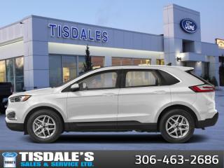 <b>Heated Seats, Ford Co-Pilot360 Assist+, Cold Weather Package!</b><br> <br> <br> <br>Check out the large selection of new Fords at Tisdales today!<br> <br>  Made without compromise, the Ford Edge is ready for whatever you had in mind. <br> <br>With meticulous attention to detail and amazing style, the Ford Edge seamlessly integrates power, performance and handling with awesome technology to help you multitask your way through the challenges that life throws your way. Made for an active lifestyle and spontaneous getaways, the Ford Edge is as rough and tumble as you are. Push the boundaries and stay connected to the road with this sweet ride!<br> <br> This oxford white SUV  has an automatic transmission and is powered by a  250HP 2.0L 4 Cylinder Engine.<br> <br> Our Edges trim level is SEL. Stepping up to this SEL trim rewards you with plush heated front seats featuring power adjustment and lumbar support, a power liftgate for rear cargo access, a key fob with remote engine start and rear parking sensors, in addition to a 12-inch capacitive infotainment screen bundled with wireless Apple CarPlay and Android Auto, SiriusXM satellite radio, a 6-speaker audio setup, and 4G mobile hotspot internet connectivity. You and yours are assured of optimum road safety, with blind spot detection, rear cross traffic alert, pre-collision assist with automatic emergency braking, lane keeping assist, lane departure warning, forward collision alert, driver monitoring alert, and a rearview camera with an inbuilt washer. Also standard include proximity keyless entry, dual-zone climate control, 60-40 split front folding rear seats, LED headlights with automatic high beams, and even more. This vehicle has been upgraded with the following features: Heated Seats, Ford Co-pilot360 Assist+, Cold Weather Package. <br><br> View the original window sticker for this vehicle with this url <b><a href=http://www.windowsticker.forddirect.com/windowsticker.pdf?vin=2FMPK4J92RBB19267 target=_blank>http://www.windowsticker.forddirect.com/windowsticker.pdf?vin=2FMPK4J92RBB19267</a></b>.<br> <br>To apply right now for financing use this link : <a href=http://www.tisdales.com/shopping-tools/apply-for-credit.html target=_blank>http://www.tisdales.com/shopping-tools/apply-for-credit.html</a><br><br> <br/>    4.99% financing for 84 months. <br> Buy this vehicle now for the lowest bi-weekly payment of <b>$331.97</b> with $0 down for 84 months @ 4.99% APR O.A.C. ( Plus applicable taxes -  $699 administration fee included in sale price.   ).  Incentives expire 2024-05-31.  See dealer for details. <br> <br>Tisdales is not your standard dealership. Sales consultants are available to discuss what vehicle would best suit the customer and their lifestyle, and if a certain vehicle isnt readily available on the lot, one will be brought in. o~o