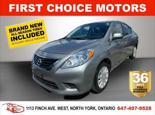 Used 2012 Nissan Versa S ~MANUAL, FULLY CERTIFIED WITH WARRANTY!!!~ for sale in North York, ON